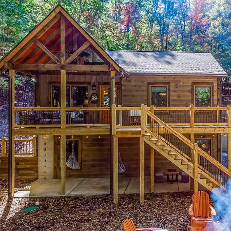 Brand New Build Luxury Mountain Chalet With Hot Tub, Pool, Game Room, Premium Features Ellijay Exterior photo