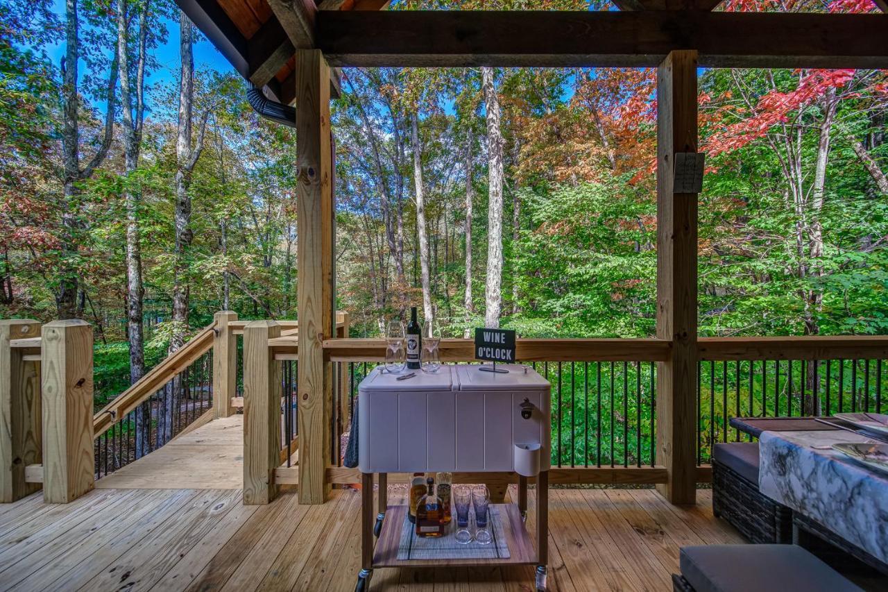 Brand New Build Luxury Mountain Chalet With Hot Tub, Pool, Game Room, Premium Features Ellijay Exterior photo